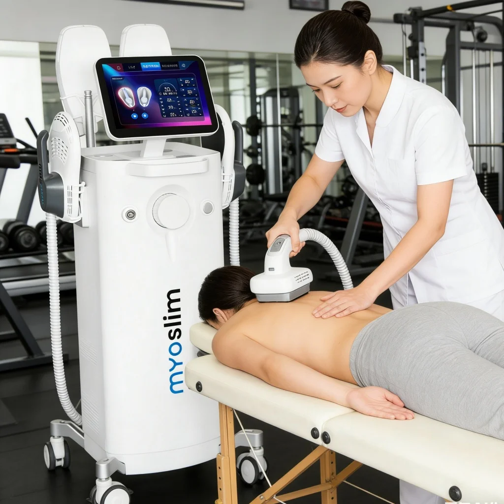 

Профессиональный аппарат MYOSlim White для коррекции фигуры с технологией HI-EMT (электромагнитная стимуляция мышц)