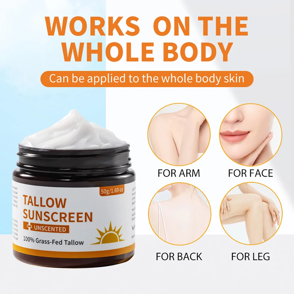 

Cow Fat Facial Sunscreen Anti Sunburn Ultraviolet Solar Sunblock Whitening Cream Korean Skincare Moisturizing Body Care Cream