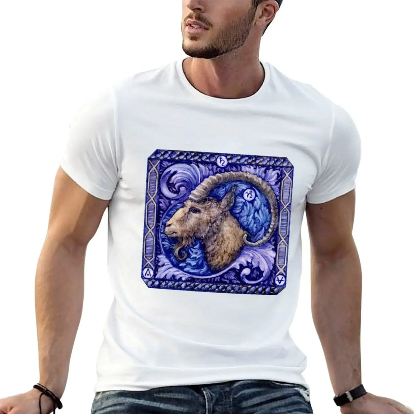 Capricorn T-Shirt graphic t shirt vintage basketball graphic tees street wear mens clothing