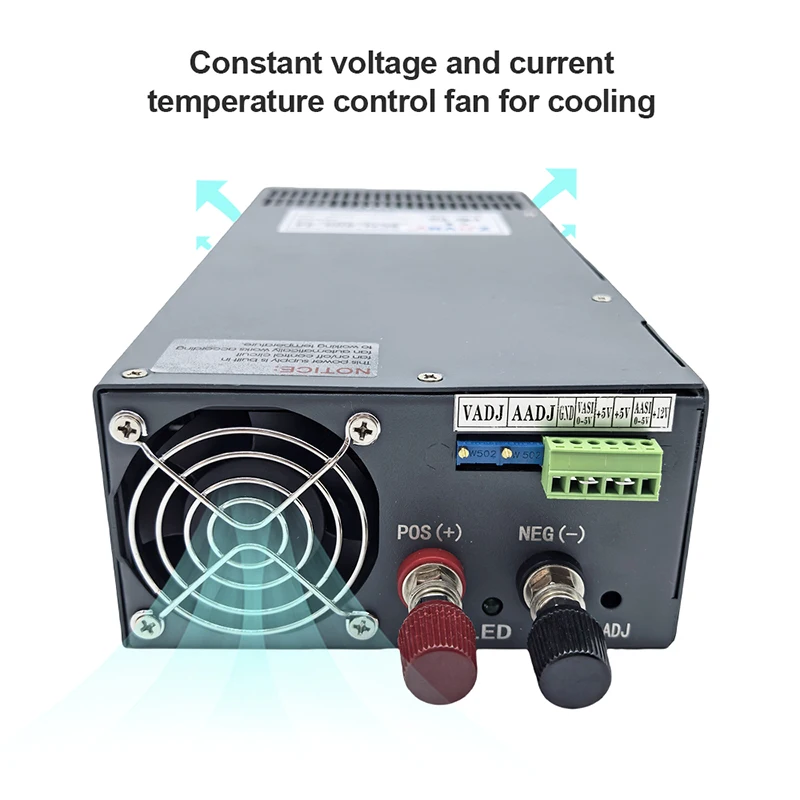 Switching Power Supply 24V 33A 800W 110Vac/230Vac Single Output for CNC CCTV LED Light Parallel Functions with 0-5V Control
