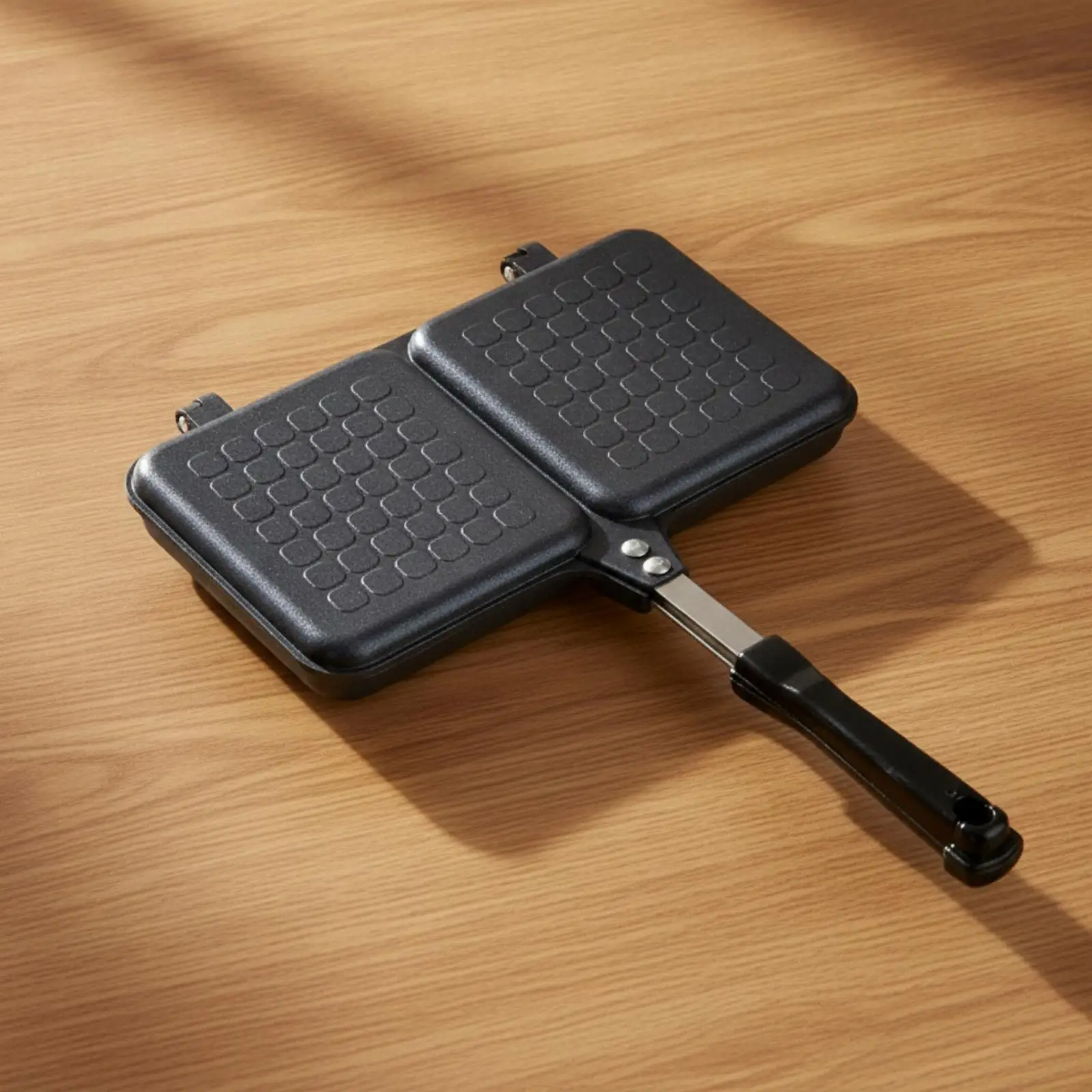 Sandwich Frying Pan Space-Saving Panini Maker Portable for Gas Cooktop