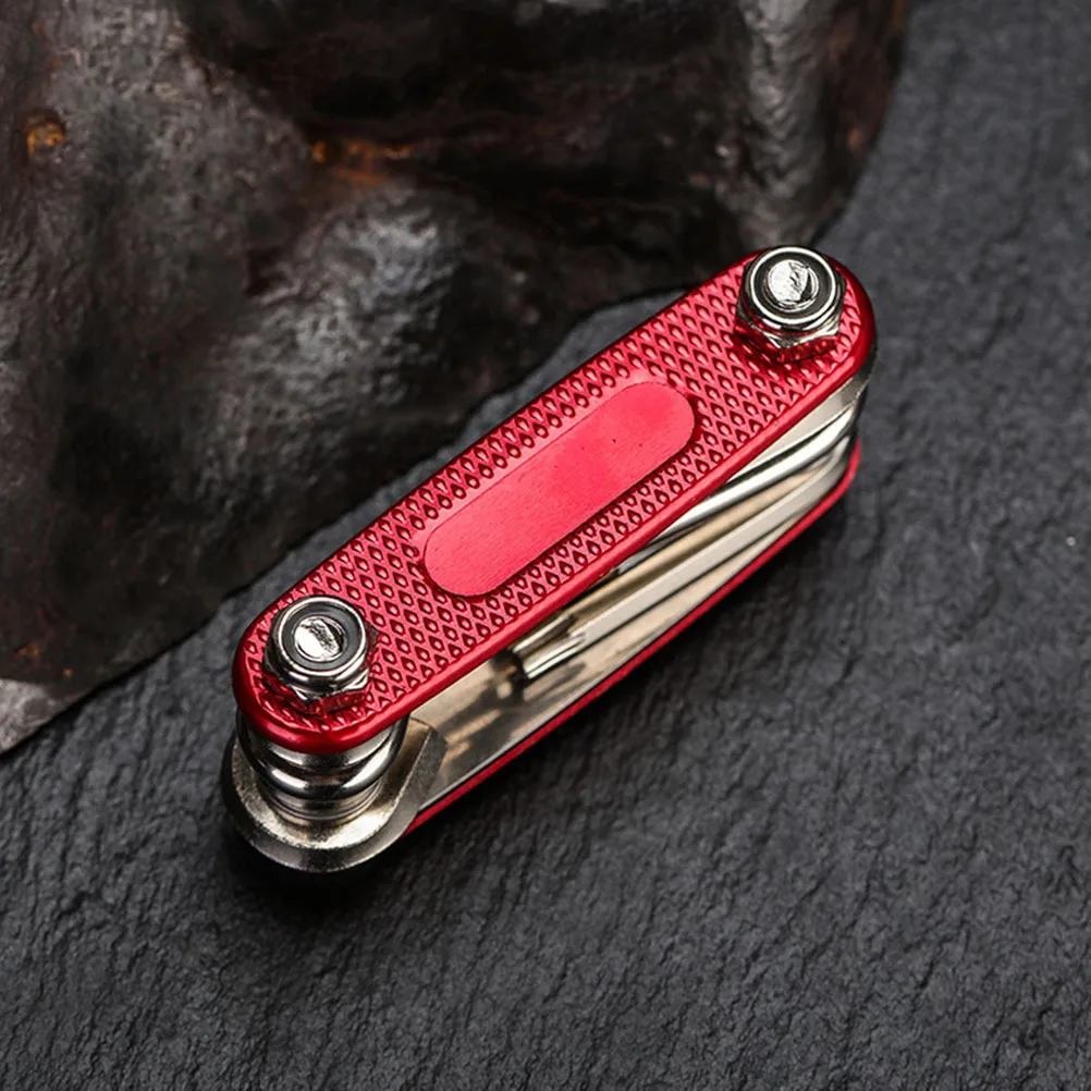 1Pcs Bike Wrench Set Durable Unique Gift for Riding Lovers Practical Tool Kit Red Useful Bike Repairing Tool