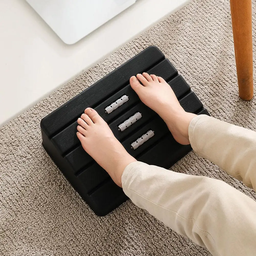 Reposapiés cómodo para oficina, silla de inodoro, muebles antideslizantes para aliviar la fatiga de los pies, debajo del escritorio