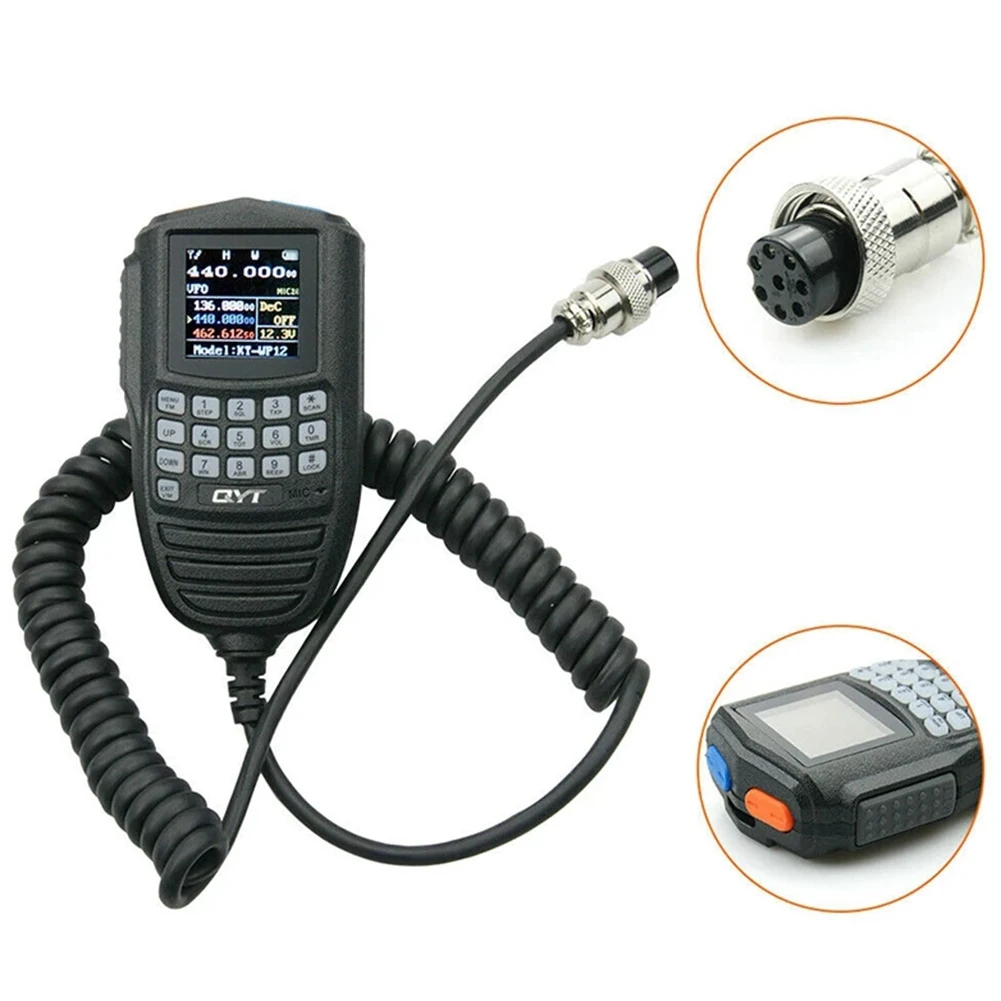 WP-12 Mini Mobile Radio FM Transceiver 25W 200 Channels VHF UHF Dual Band Car Radio Station YDH