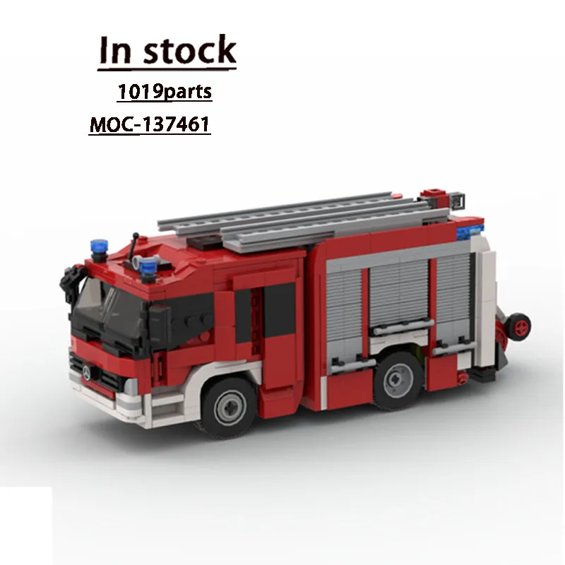 

Конструктор MOC-137461 «Городская пожарная машина для спасения», 1019 деталей, подарок для мальчиков и детей на день рождения