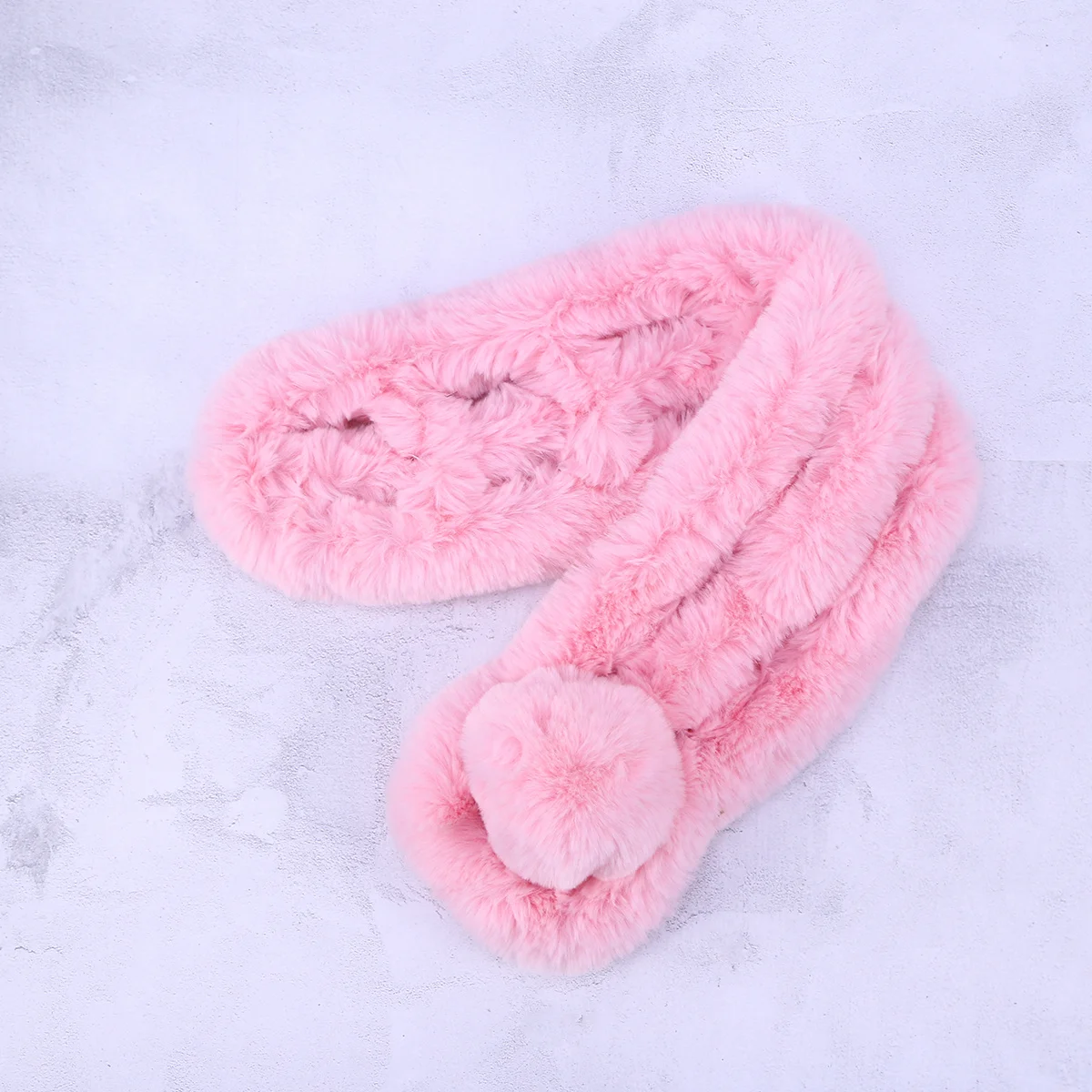 Rabbit Scarf Light Scarf Pink Winter Shawl For Women Warm Soft Lightweight Wrap Evening Party Travel Gift