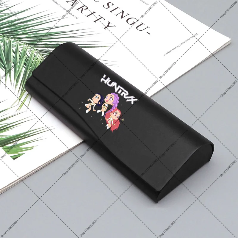 Kpop شيطان الصيادين نظارات حالة الكرتون أنيمي نمط مطبوعة النظارات الشمسية صناديق الضغط مقاومة صندوق تخزين هدايا عيد ميلاد جديد