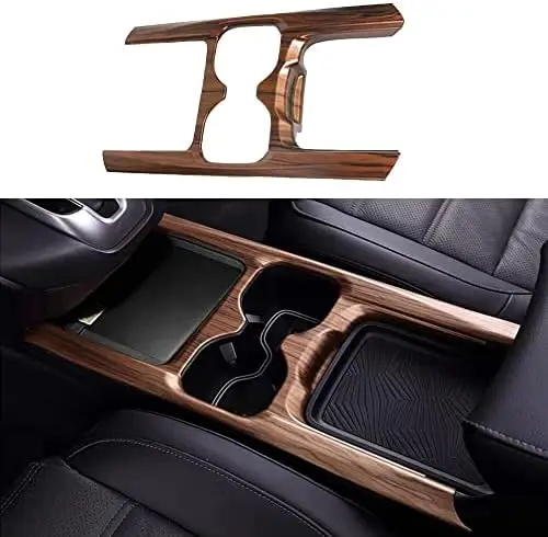 

Peach Wood ABS Cup Holder Trim for CR-V 2017-2020 Interior Decor