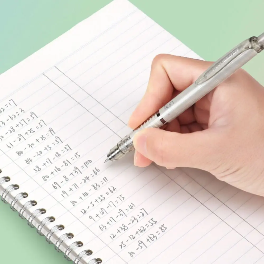 New Low Gravity Mechanical Pencil 0.5mm Metal Tip Smooth Writing Propelling Pencil 2B Pencil Students