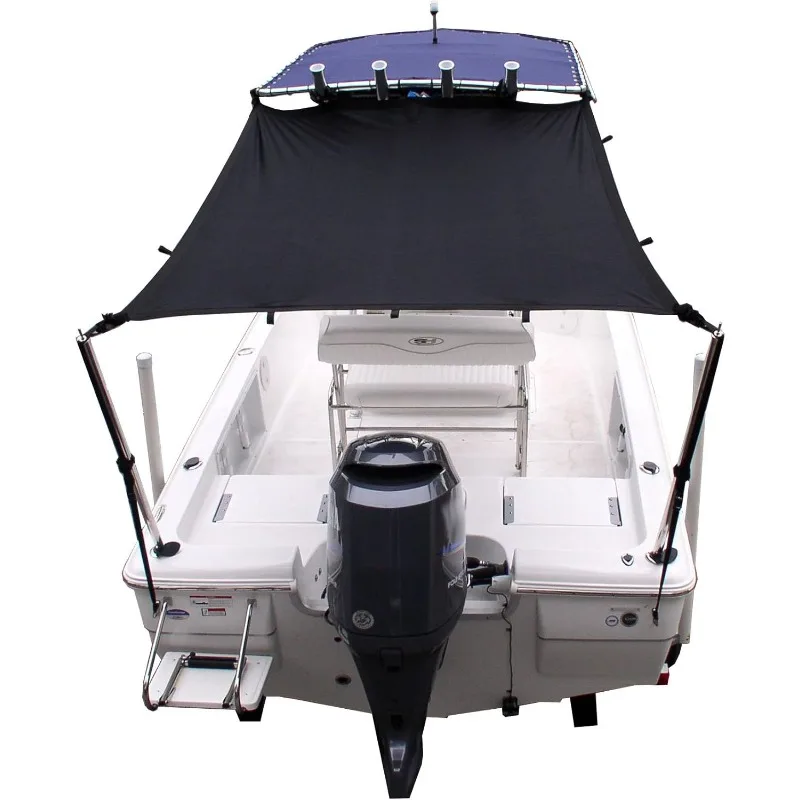 

home.T-Top Boat Shade Kit, Black (5'L x 60"W) – Outer UV reflective coating for a 98% effective UV block – Secure fit-speed test