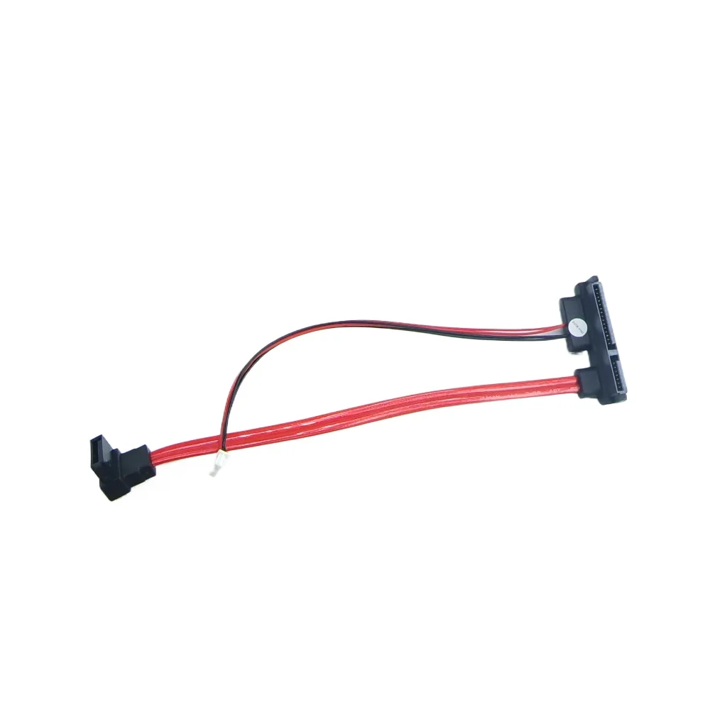 For Intel NUC Modification Cord SSD 22Pin SATA 90 Degree To SATA 7pin Elbow and 5pin 1.25mm Pitch Combo Hard Drive Power Cable
