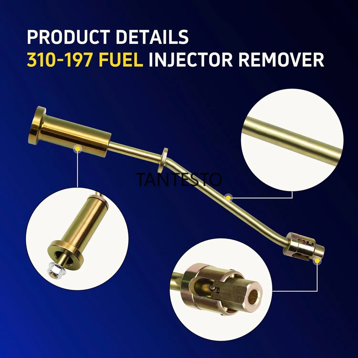 

310-197 Fuel Injector Remover Installer Tool Compatible with Jaguar 3.0 and Land Rover 5.0L Engines