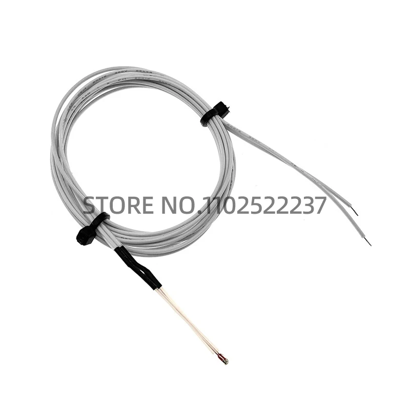 NTC Single-ended Glass Sealed Thermistor Temperature Sensor 100K 1% 3950 Resistant To 200 Degrees Length 1M For 3D Printer