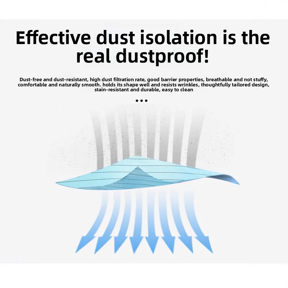 Breathable dustproof work clothes, anti-static one-piece dust-free workshop protective clothing, men's one-piece clean clothes