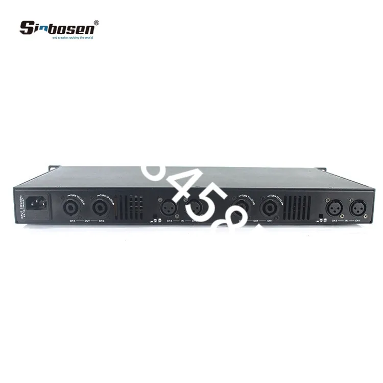 

1u Class D Power Amplifier Digital 4 Channel 600w K4-450 Power Mixer Amplifier System