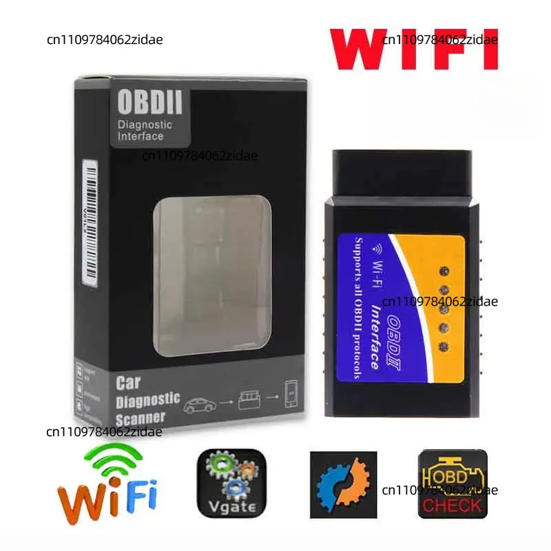 For ELM327 WIFI OBD2 Car Diagnostic Scanner Auto Engine Fault Code Reader Tool