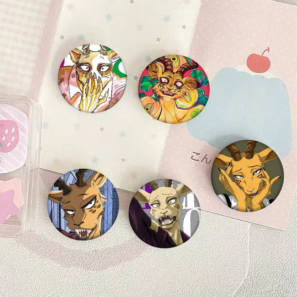 Anime Melon Beastars Round Badges Can Be Used To Decorate Clothes And Backpack Pins