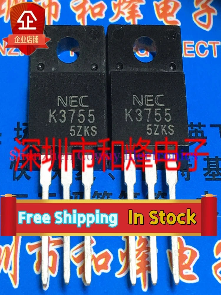 10PCS-30PCS  2SK3755 K3755  TO-220F 40V 45A   In Stock Fast Shipping