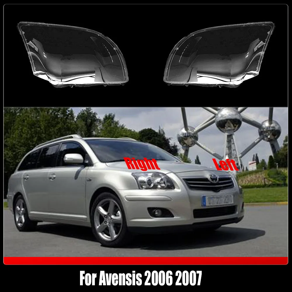 

Headlight Transparent Cover Lampshade Head Lamp Headlamp Shell Lens Plexiglass For Avensis 2006 2007