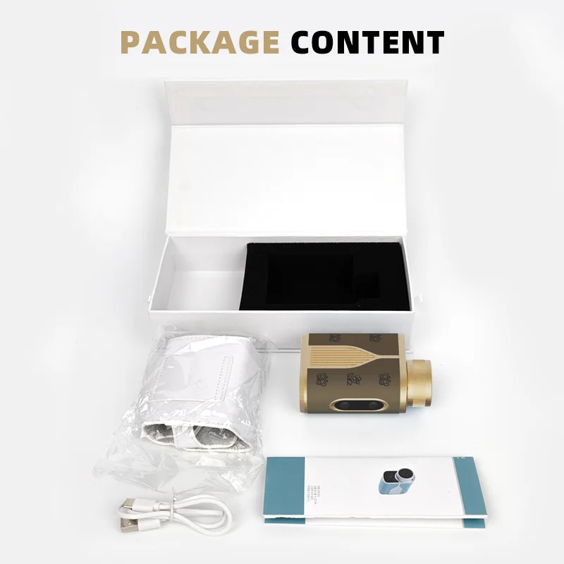 Custom Bluetooth Laser Range Finder Day Time Durable Case Factory Direct Mini Golf Range Finder With Battery Charger