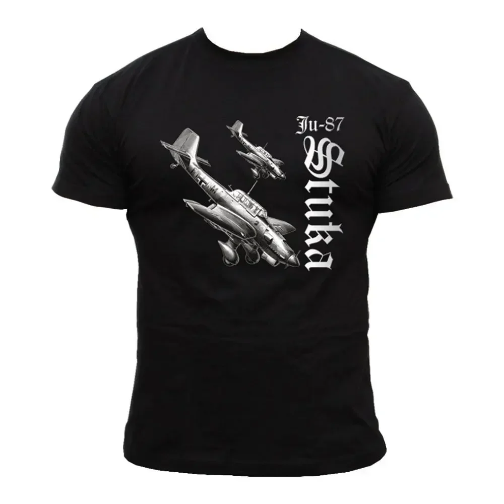 World War Ii Series Ju 87 Stuka Plane Aircraft Men'S T-Shirt Unisex Tees