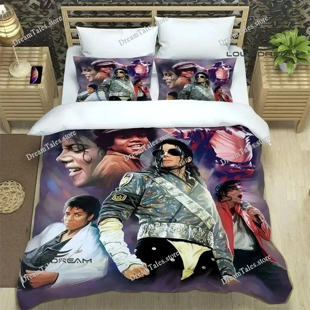 Michael Jackson Bedding Set Single Twin Full Queen King Size Bed Set Aldult Kid Bedroom Duvetcover Sets Bed Sheet Set 2025963