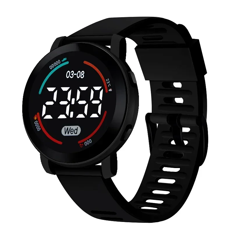 Paar Horloges Mode LED Digitaal Horloge voor Mannen Vrouwen Sport Siliconen Casual Horloge Elektronische Klok Nieuwe Jongens Meisjes Student Klok