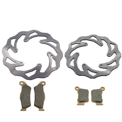 Motorcycle 260/220MM Front Rear Brake Disc Rotor For KTM SX SXF EXC XC XCF XCW XCFW 125 150 250 350 450 500 1994-2019 Husqvarna