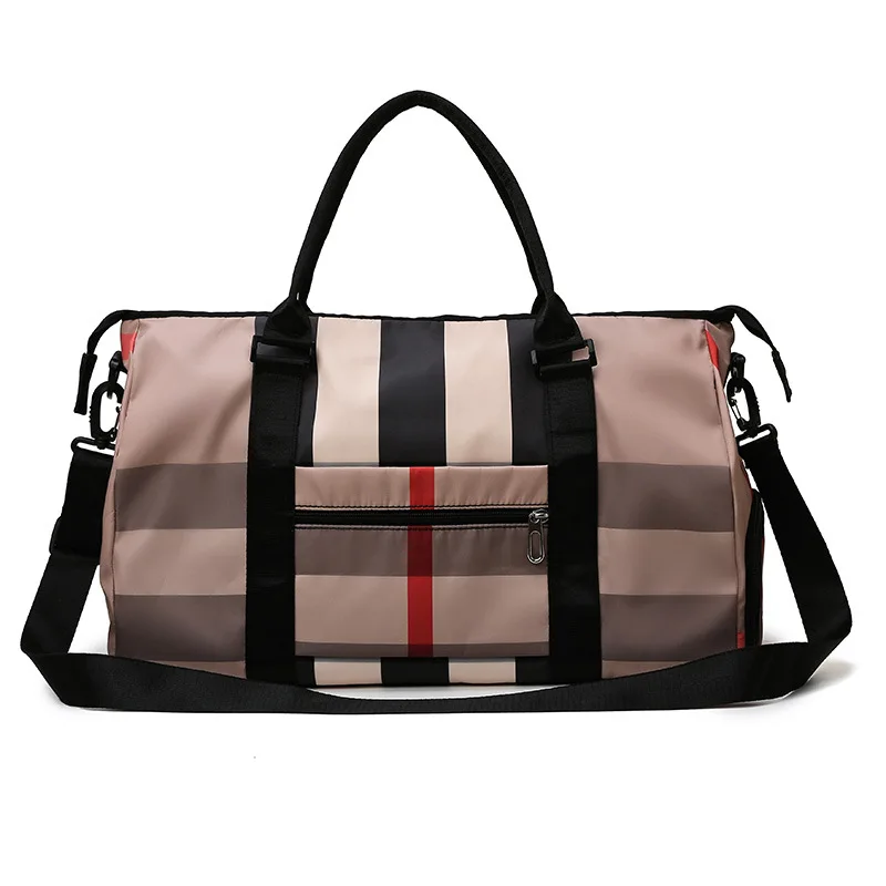 Borsa da palestra Yoga per donna Design Brand Travel Nylon Airport Duffel abbigliamento di grande capacità borsa da Weekend per le vacanze Sac