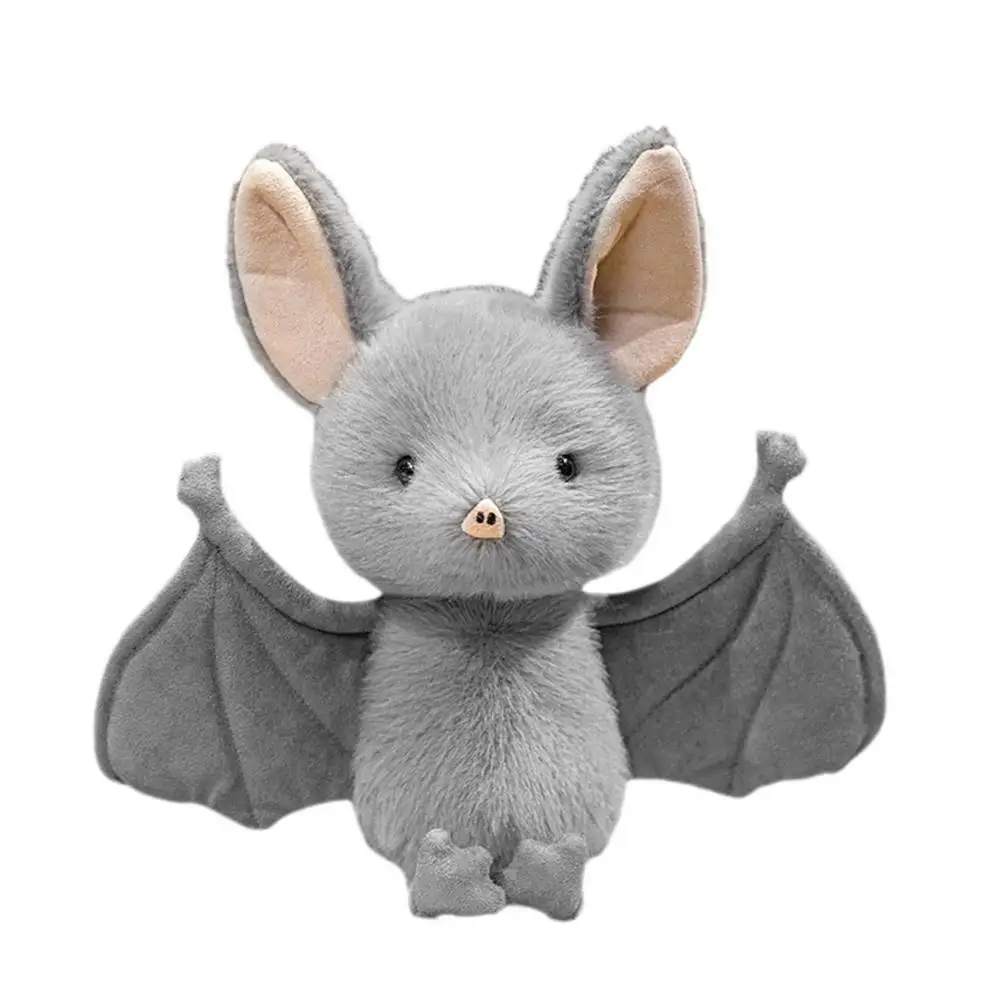 Cartoon Fledermaus Plüschtier Weiches Stofftier für Auto-Rückspiegel Hängende Dekoration Lustiges Design Flauschiger Hängender Fledermaus 20cm