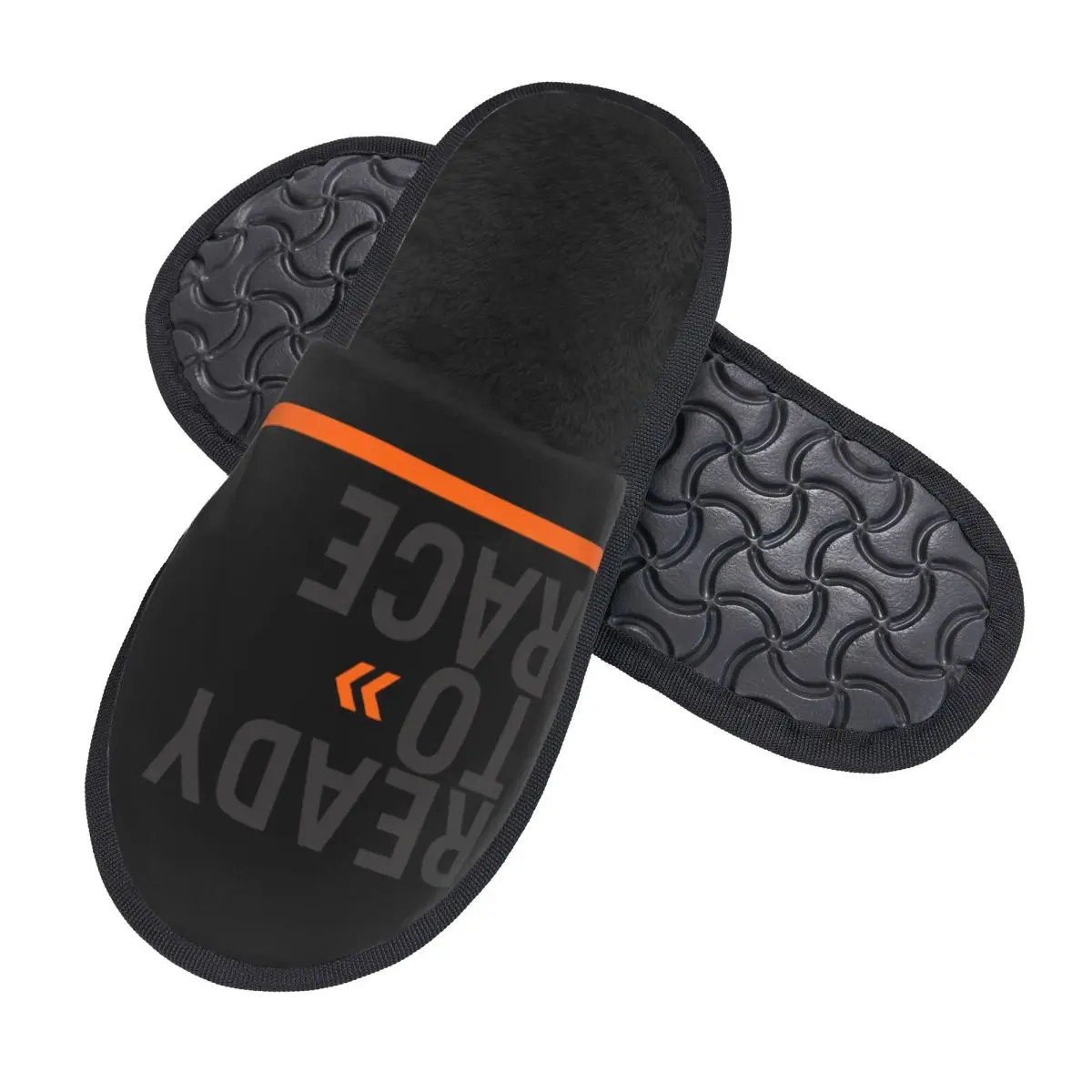 Custom Ready To Race Soft Memory Foam House Slippers Women Enduro Cross Bitumen Bike Life Comfy Warm Anti-skid Sole Slipper