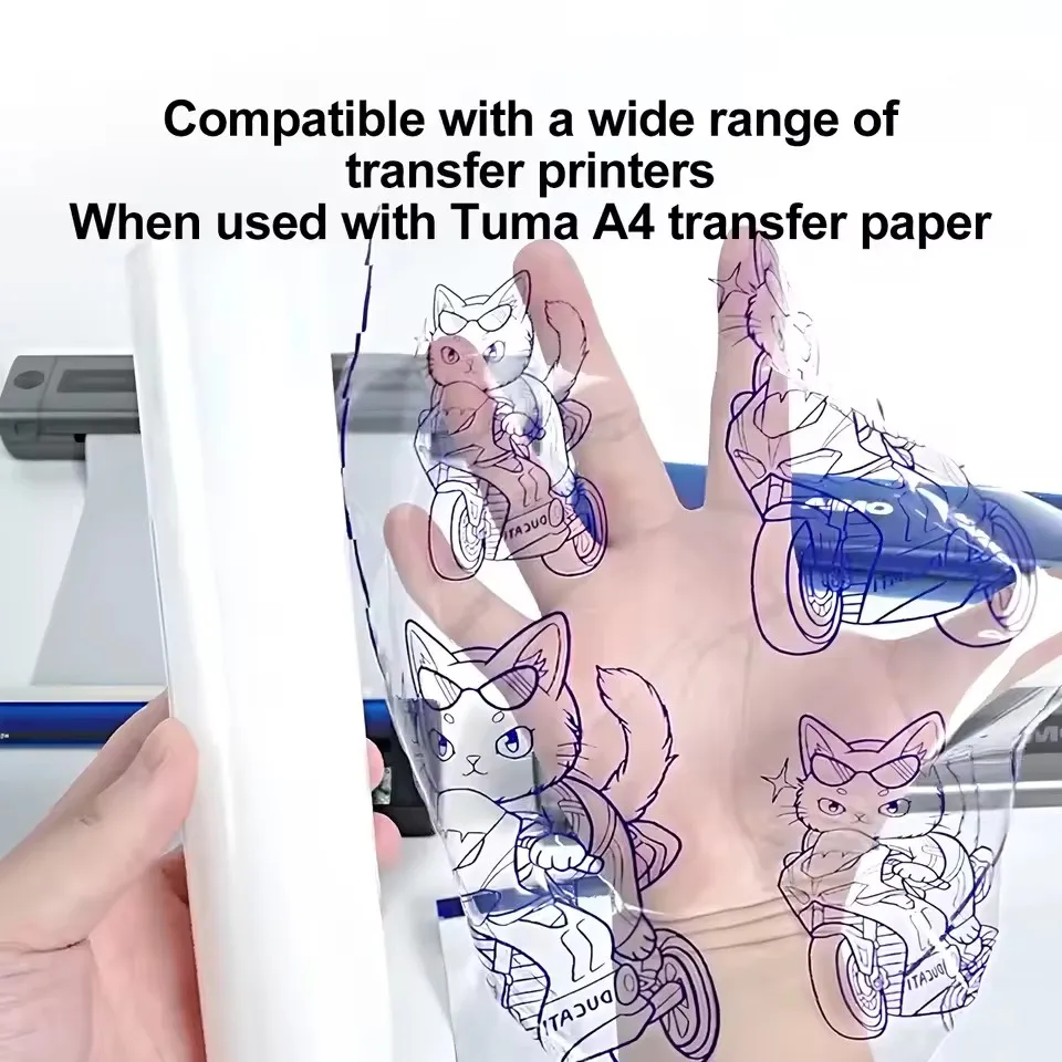 Transparent Tattoo Thermal Transfer Film Roll Tattoo Stencil Transfer Paper Roll For Tattoo Pattern Transfer Tattoo Supplies
