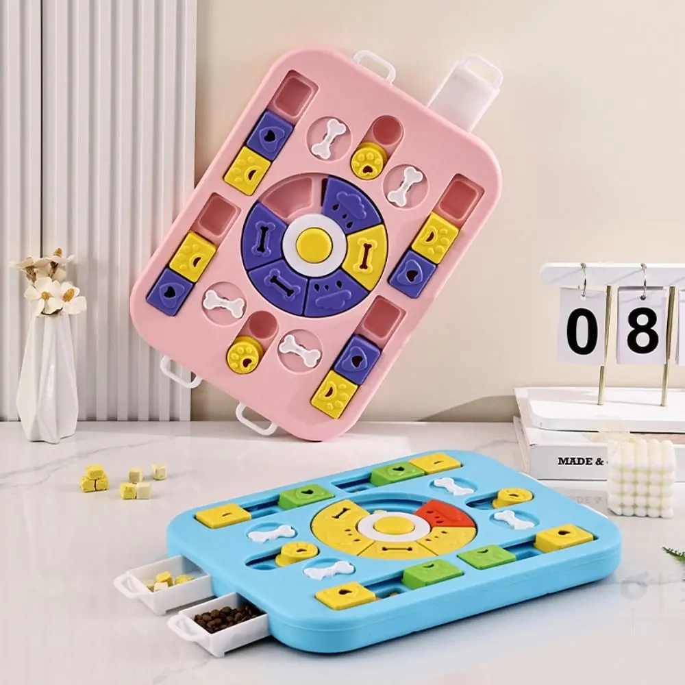 

Anti Choking Dog Puzzle Toy Rotating Interactive Pet Slow Food Bowl with Sound Durable Pet Feeding Toy Puppy Training