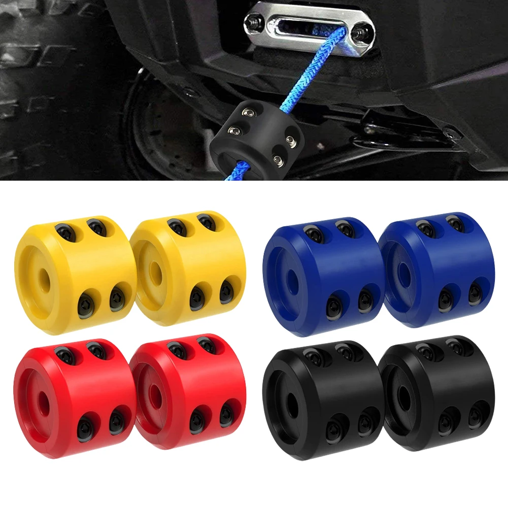 For ATV UTV Winches Universal Winch Cable Hook Stopper Rubber Winch Rope Line Saver Winches For ATV UTV Winches 0.5inch Cable