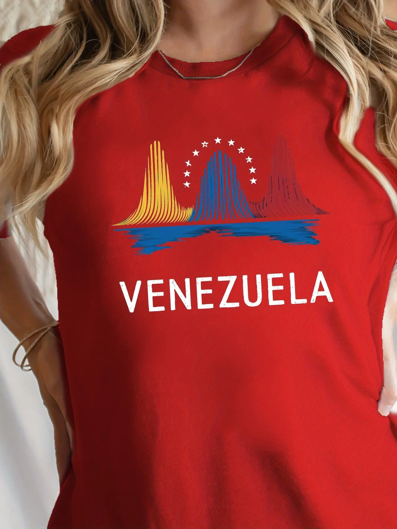 Venezuela waveform pure cotton women's Tshirt comfort fit Get In Loser We're Taking America Back 2024 T-Shirt  Streetwear