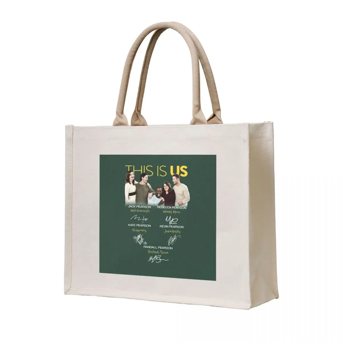 

This is Us all signatures Jack Pearson Rebecca Pearson Tote Bag canvas bags hand bag ladies Women's bag