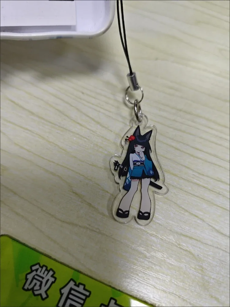 Zenless Zone Zero Cute Long Legs Style Women Men Jewelry Acrylic Keychain Characters Figures Key Chain Cosplay Accessories Gift