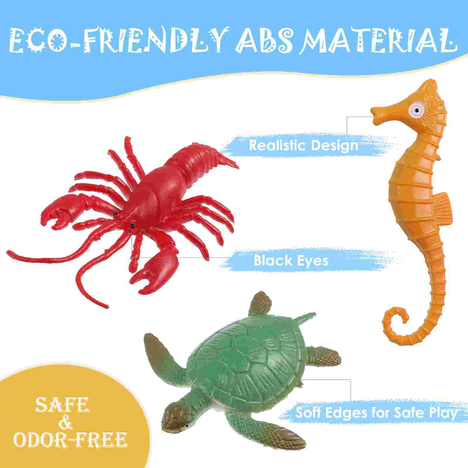 Realistic Deep Sea Animals Toy Mini Underwater Ocean Figurines Child Realisitic Toys