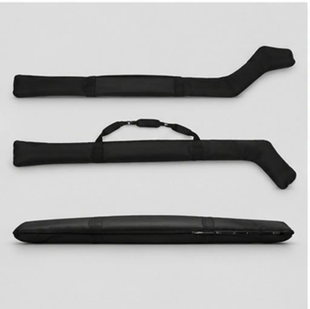 Hockey Stick Bag Portable Oxford Cloth Wear Resistant Storage Pouch Convenient Ice Hockey Supply Protective Carrying Case