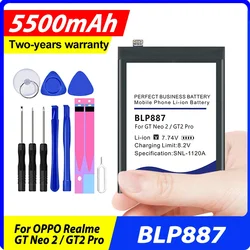 High Quality New BLP887 Replacement Battery For OPPO Realme GT Neo 2 / GT2 Pro + Free Tools