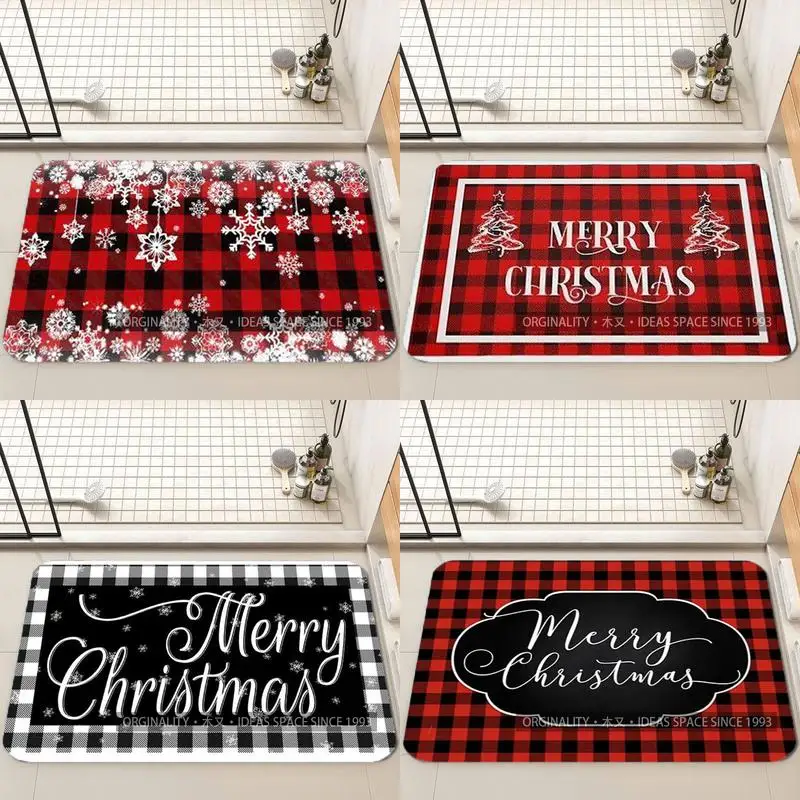 

Snowflake Plaid Mat Living Room Decoration Home Sofa Non-Slip Carpet Study Bedroom Tatami Children'S Soft Floor Mat