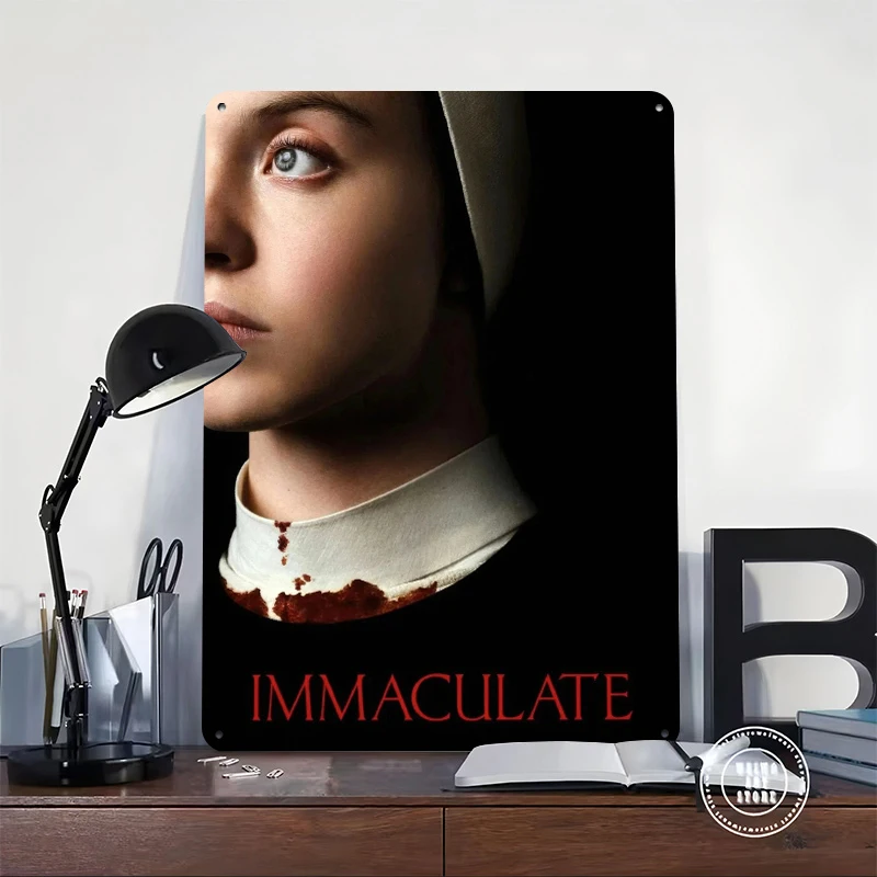 Immaculate Movie Printed Poster Customized Wall Art Retro Vintage Metal Tin Signs for Wand Deko Gaming Room Decoration At Home
