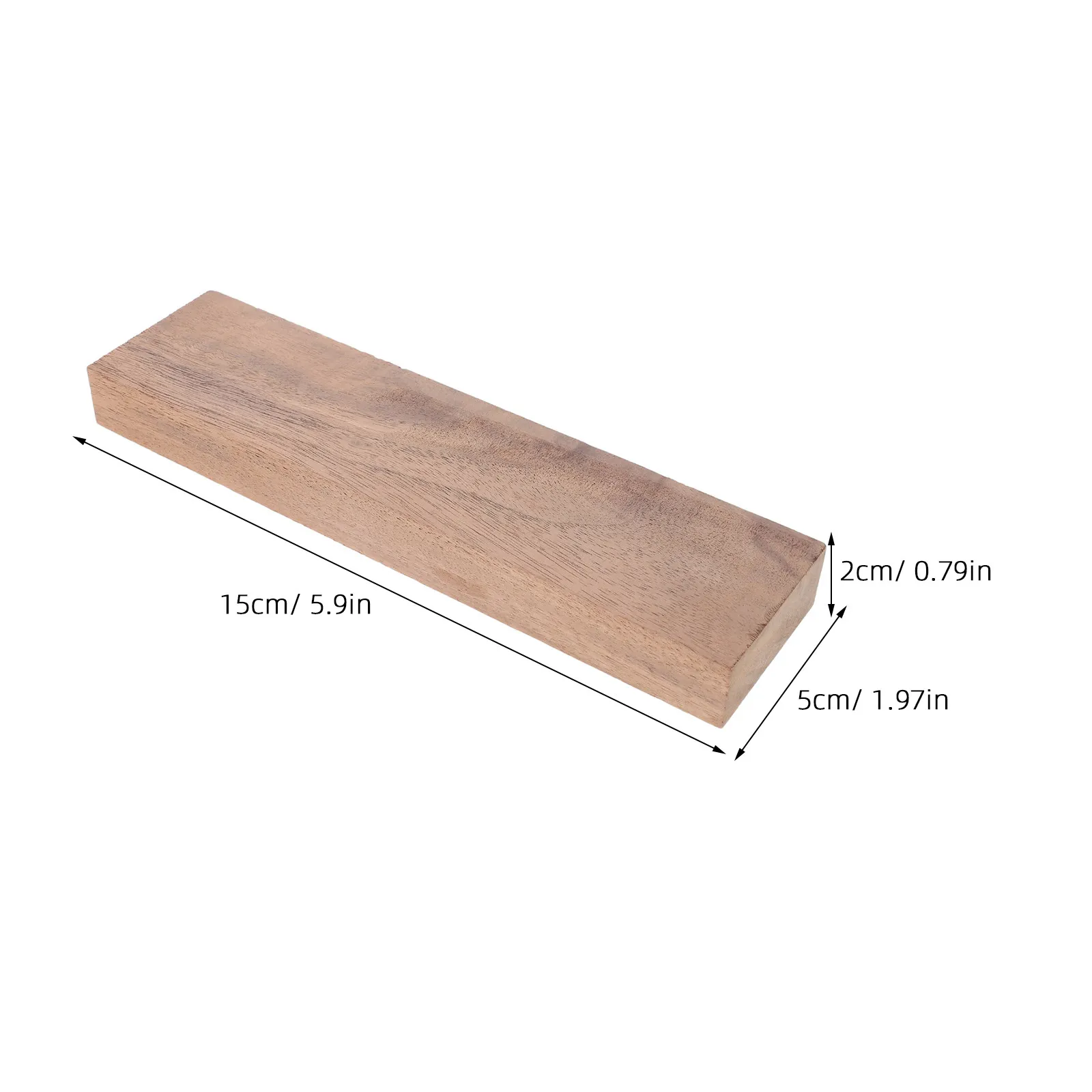 2Pcs Walnut Wood Carving Blanks Thickened Stability DIY Crafting Rectangular Hardwood Lumber Boards for Art Projects Natural
