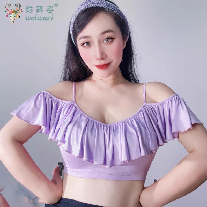 

Belly Dance Costumes for Women's Sexy Slimming Modal Top for Adults and Girls Oriental Dance Professional Practice Clothes