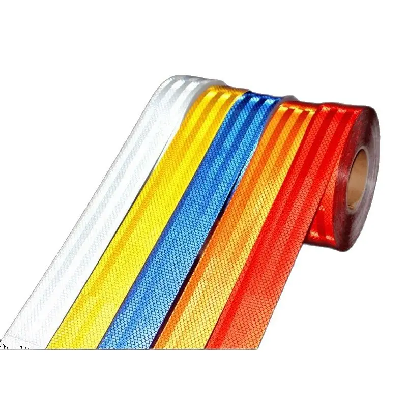 Self-adhesive Truck Car Motorcycle Road Traffic Warning Safety Sticker Furniture District Warning PET Tape