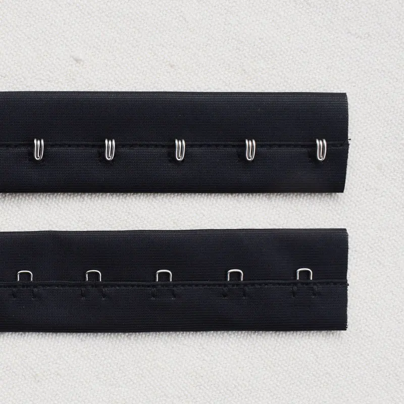 Pair Single Hook and Eye Tape Trim for Sewing Quilting Corset Bra Renaissance Dance Bridal Costumes, DIY clothing accessories