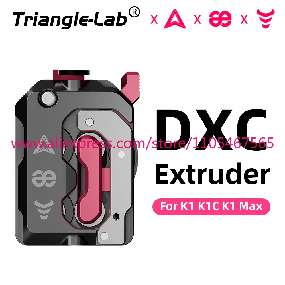 1PCS Trianglelab&Phaetus DXC Extruder Without Motor Extrusion Mechanism Kit For CREALITY K1 K1C K1 Max 3D Printer Part Upgrade
