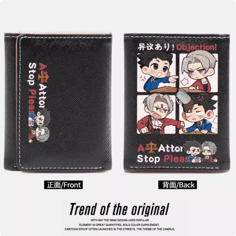 Anime Ace process PU borsa portafogli moda borsa carta moneta Hasp Money Bag regalo Cosplay B1014