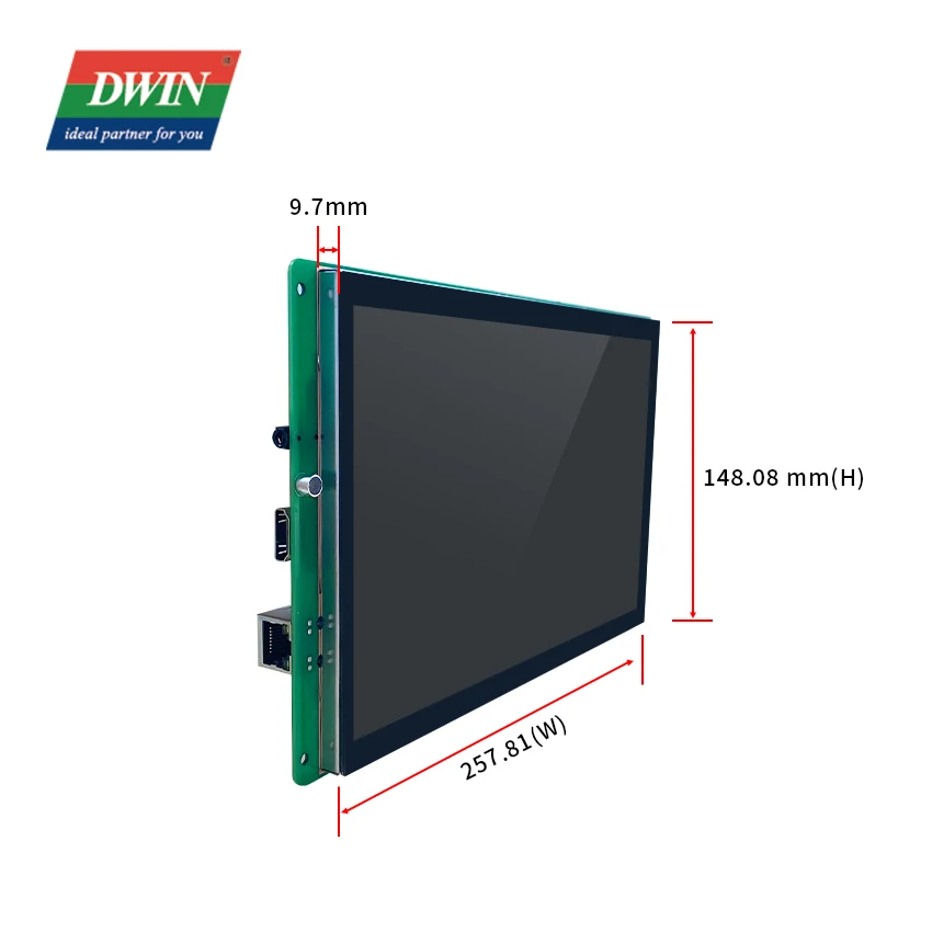 DWIN 10.1 Inch 1024*600 Pixels Android Intelligent Display Commercial Grade Wide Viewing Angle Capacitive IPS TFT LCD Module