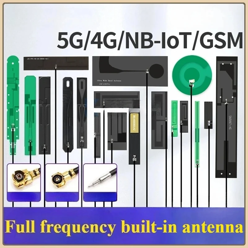 2PCS/lot 5G 4G Lte GSM GPRS 2G 3G Nb-Iot Module Full Frequency Built-In FPC/PCB High Gain Patch Antenna